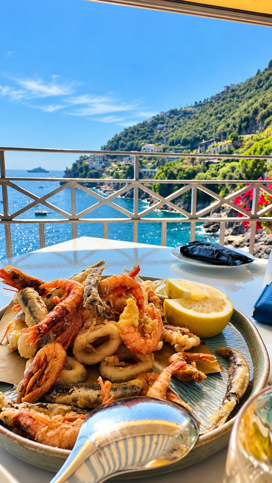 frittura eccellente, asciutta e leggera